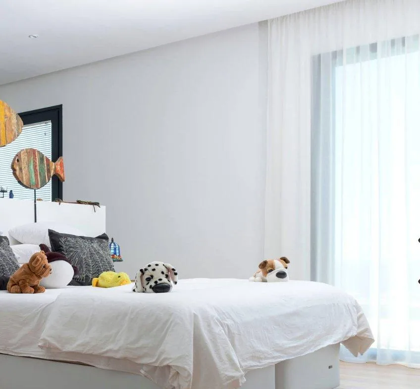 Window furnishings by Studio Curtains & Blinds, Brisbane