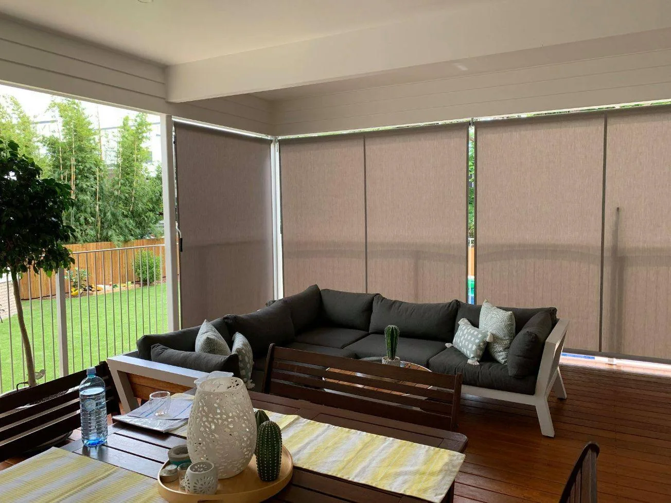 Window furnishings by Studio Curtains & Blinds, Brisbane