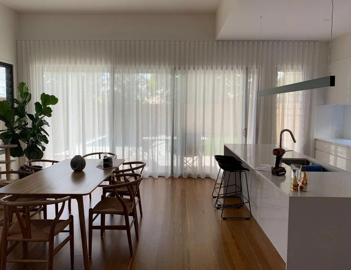 Window furnishings by Studio Curtains & Blinds, Brisbane