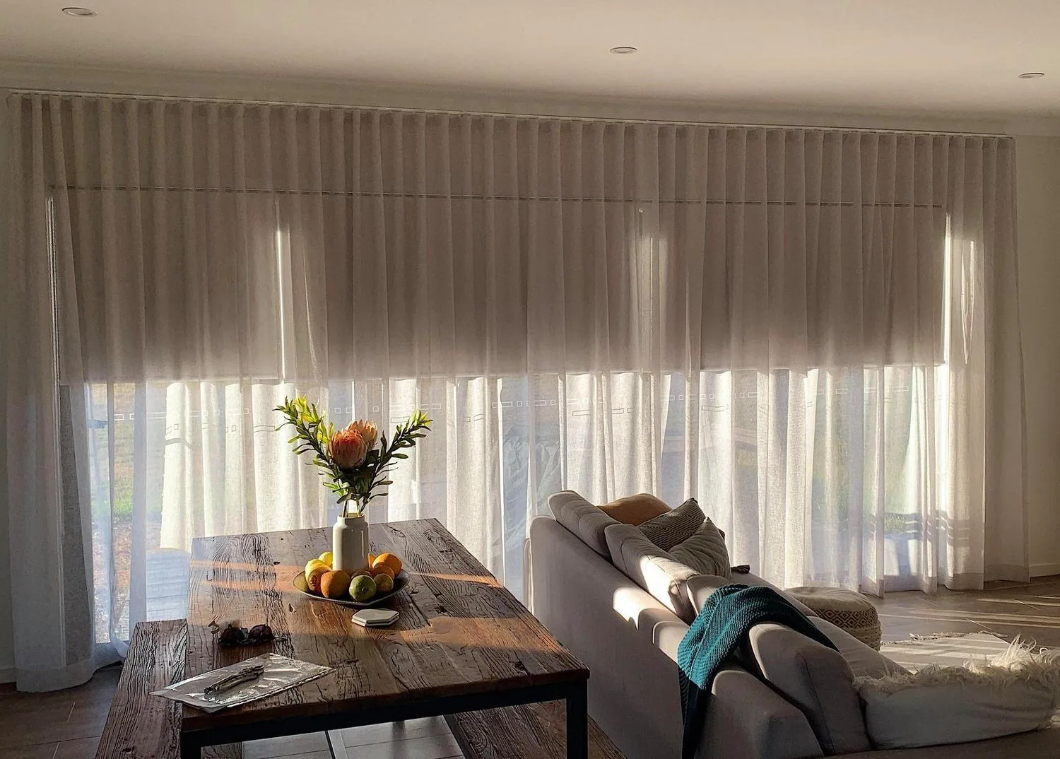 Window furnishings by Studio Curtains & Blinds, Brisbane