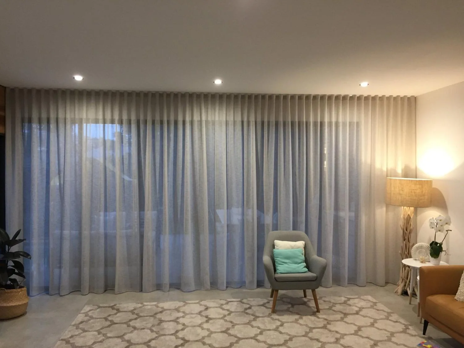 Motorised curtains by Studio Curtains & Blinds, Brisbane