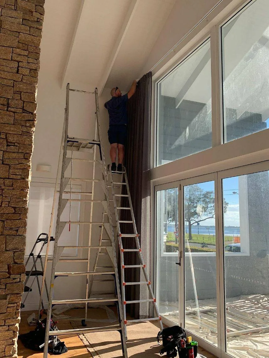 Motorised curtains by Studio Curtains & Blinds, Brisbane