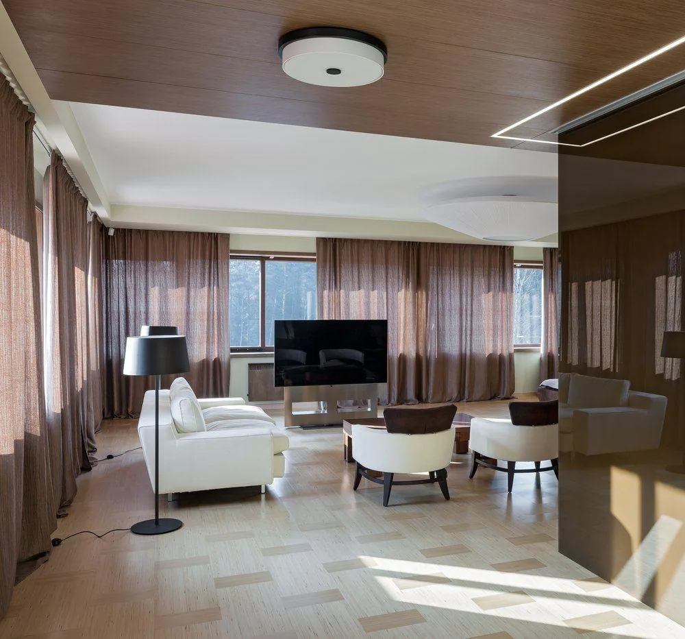 Home theatre curtains by Studio Curtains & Blinds, Brisbane