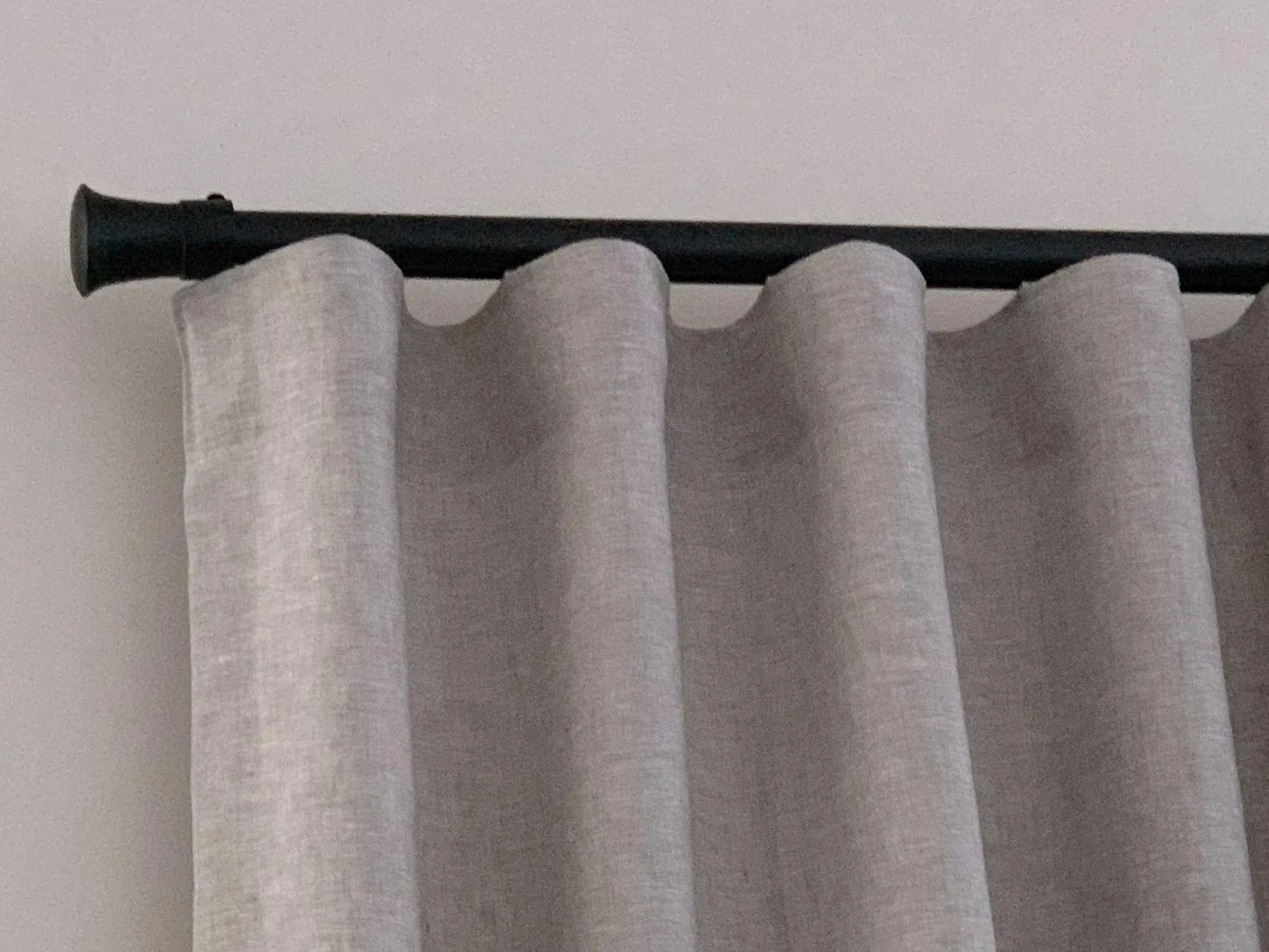 Linen curtains by Studio Curtains & Blinds, Brisbane