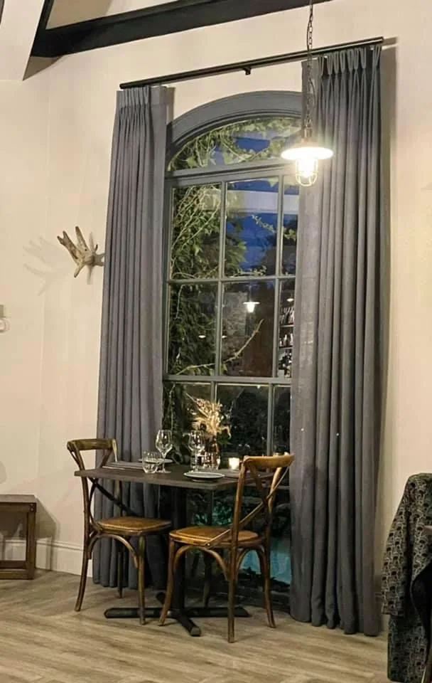 Pencil pleat curtains by Studio Curtains & Blinds, Brisbane