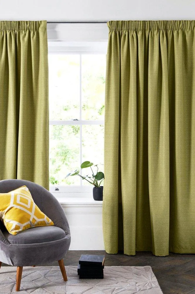 Pencil pleat curtains by Studio Curtains & Blinds, Brisbane