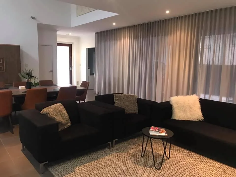 S-fold curtains by Studio Curtains & Blinds, Brisbane