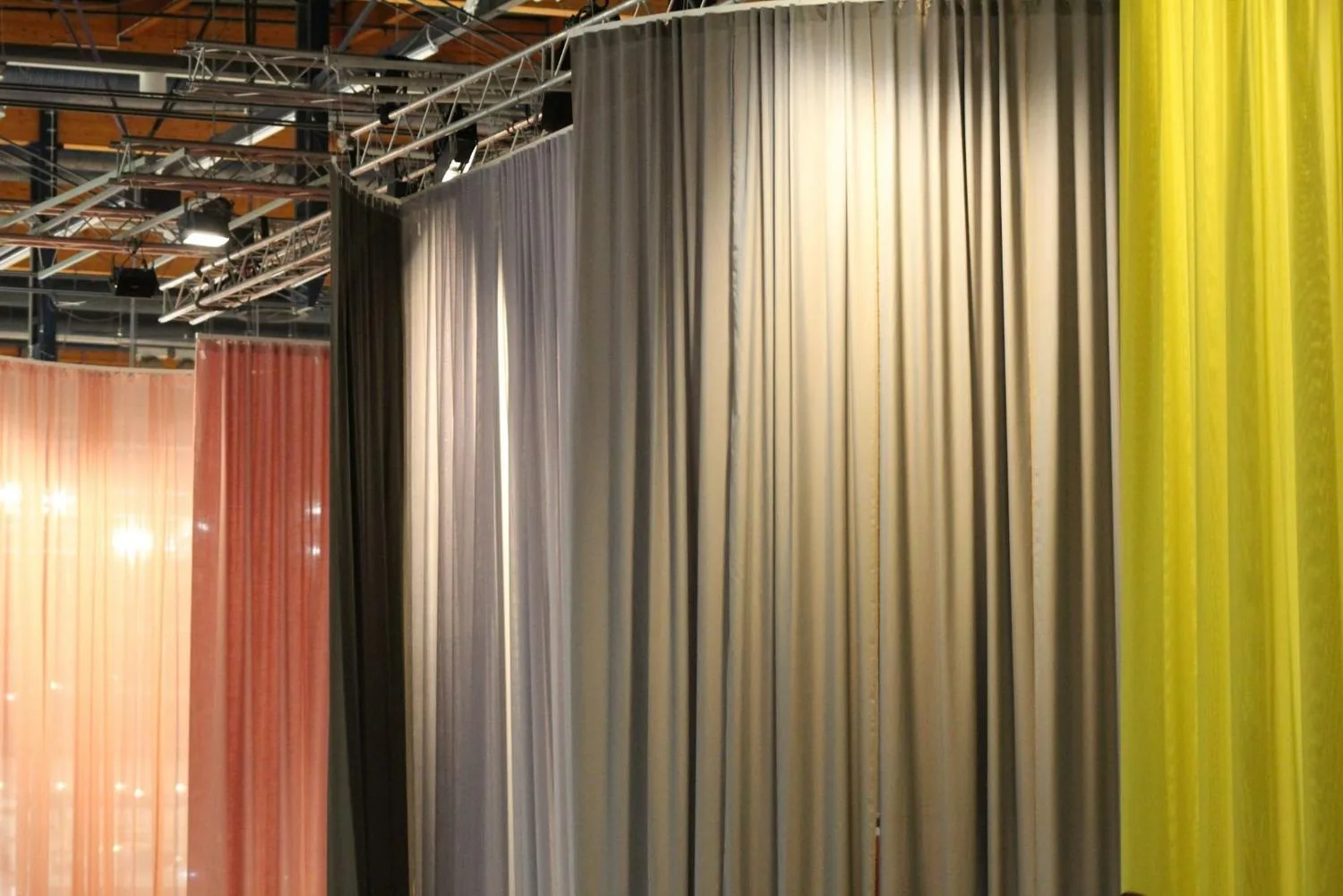 Stage curtains by Studio Curtains & Blinds, Brisbane