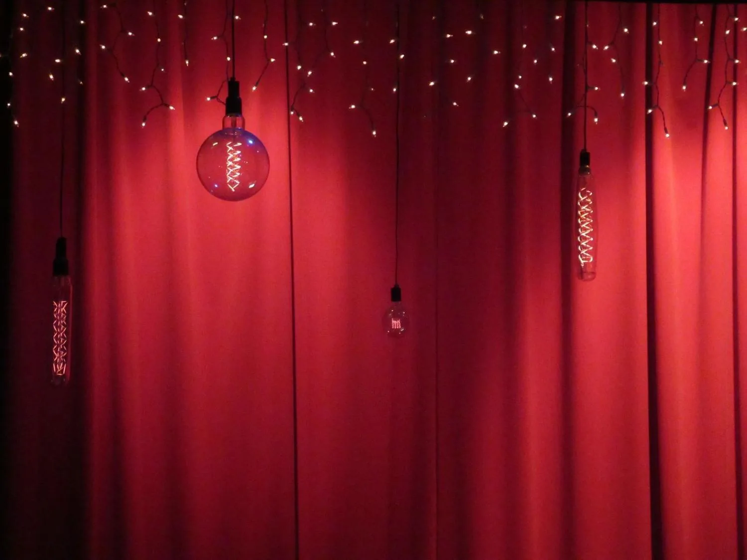 Stage curtains by Studio Curtains & Blinds, Brisbane