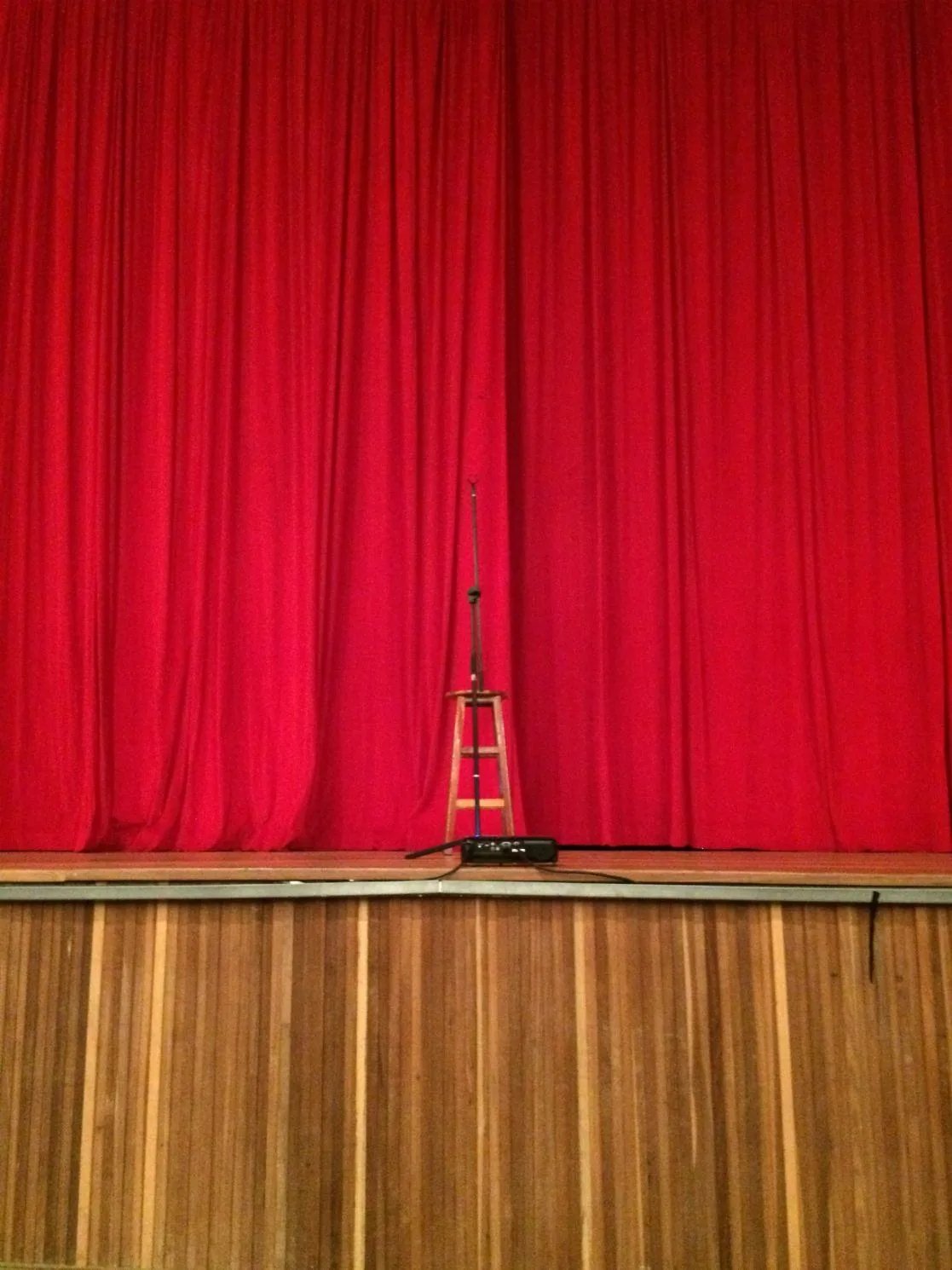 Stage curtains by Studio Curtains & Blinds, Brisbane