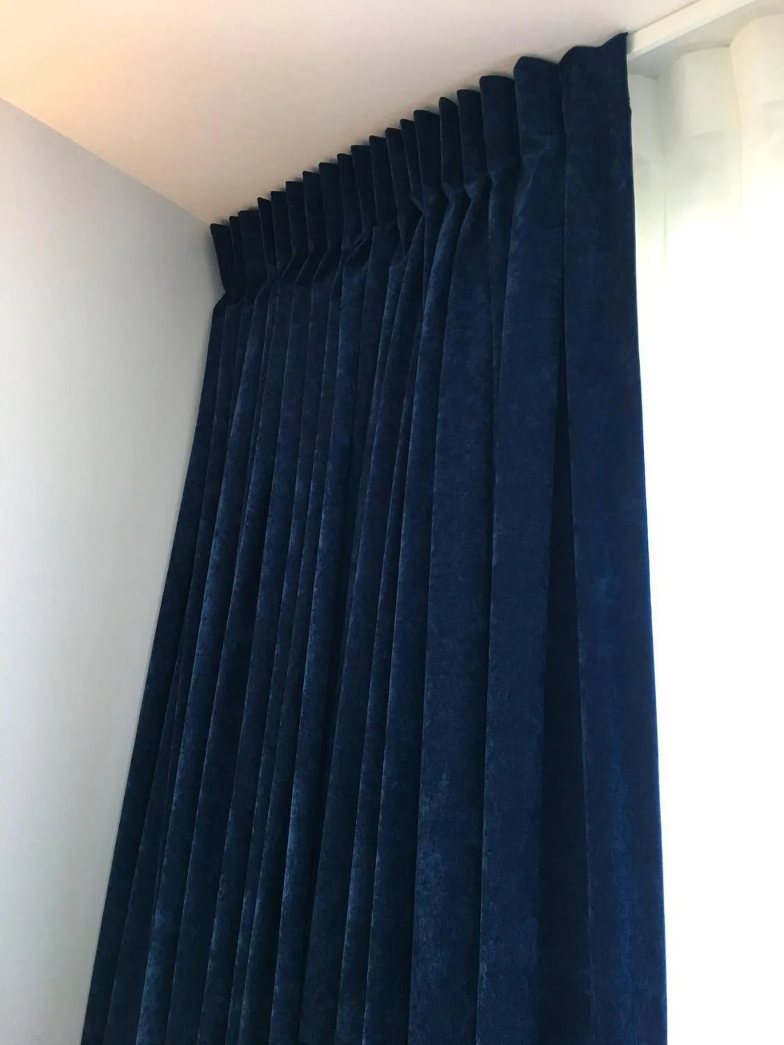 Velvet curtains by Studio Curtains & Blinds, Brisbane