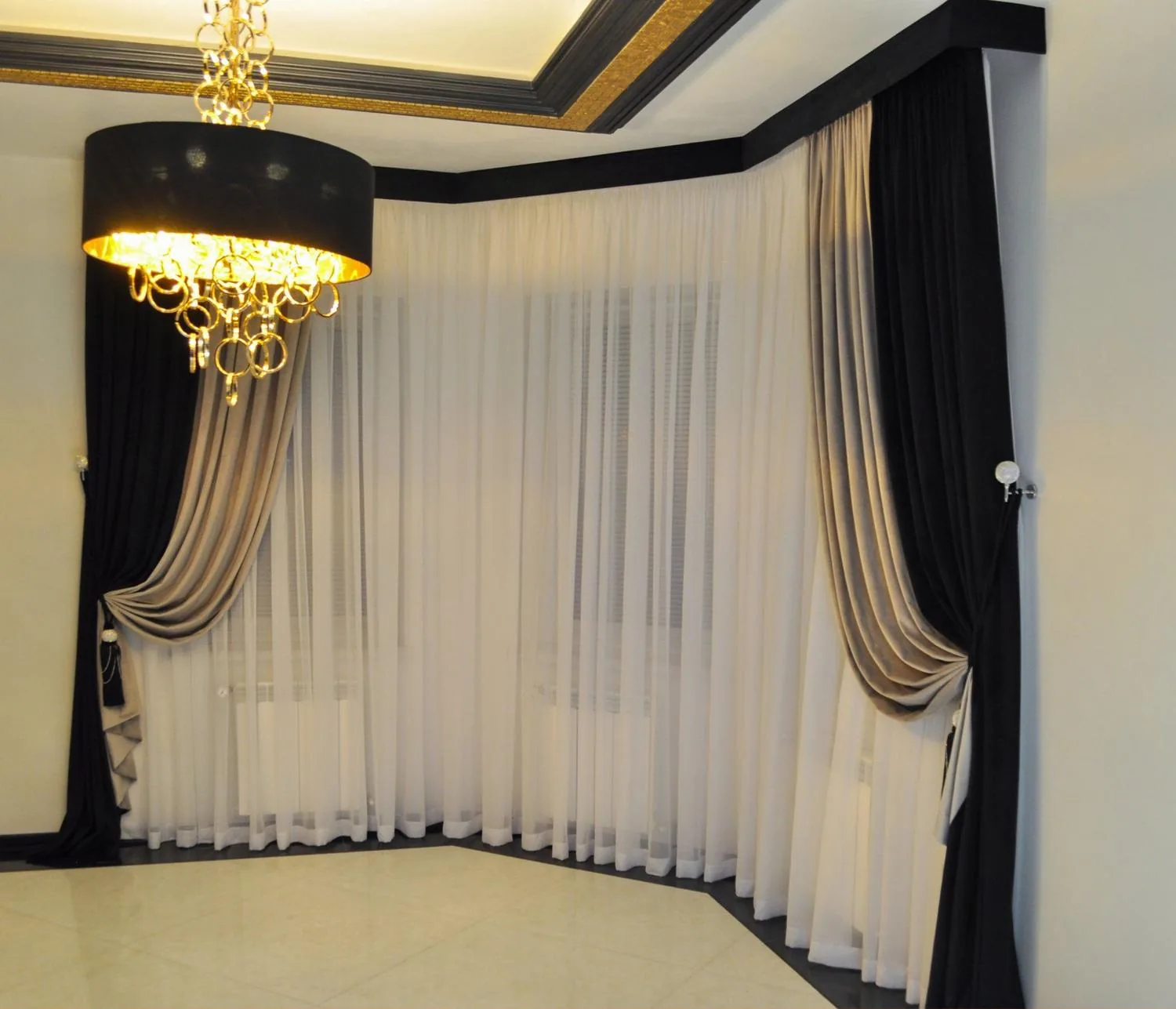 Velvet curtains by Studio Curtains & Blinds, Brisbane