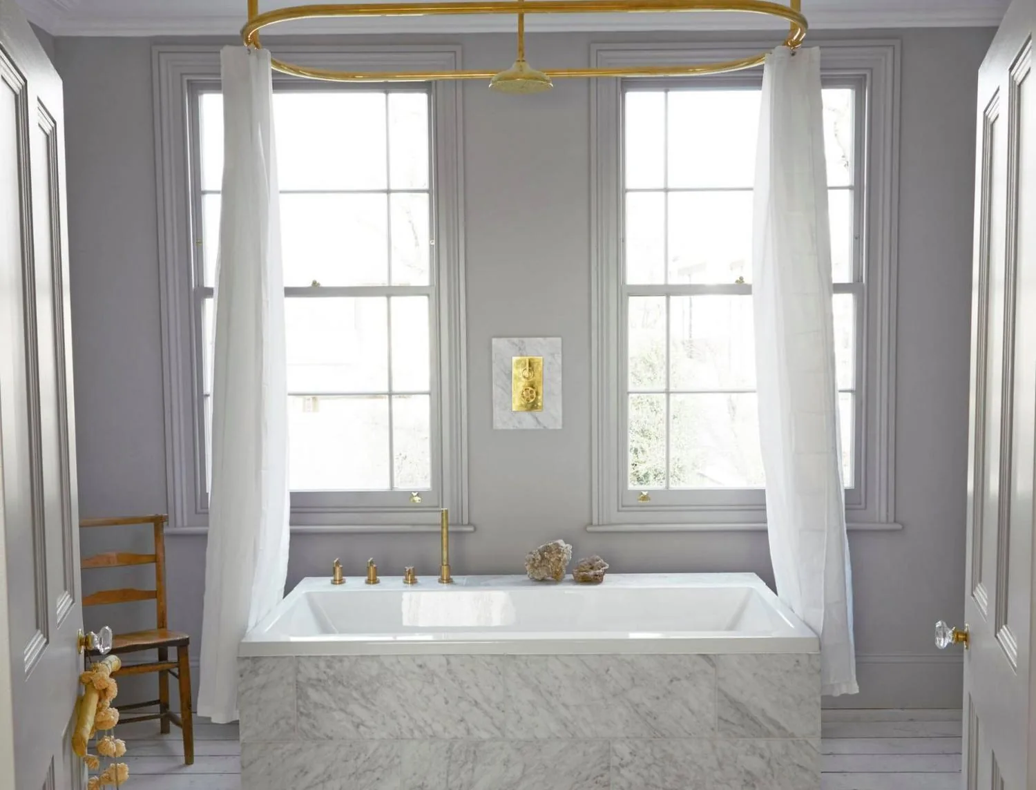 White curtains by Studio Curtains & Blinds, Brisbane